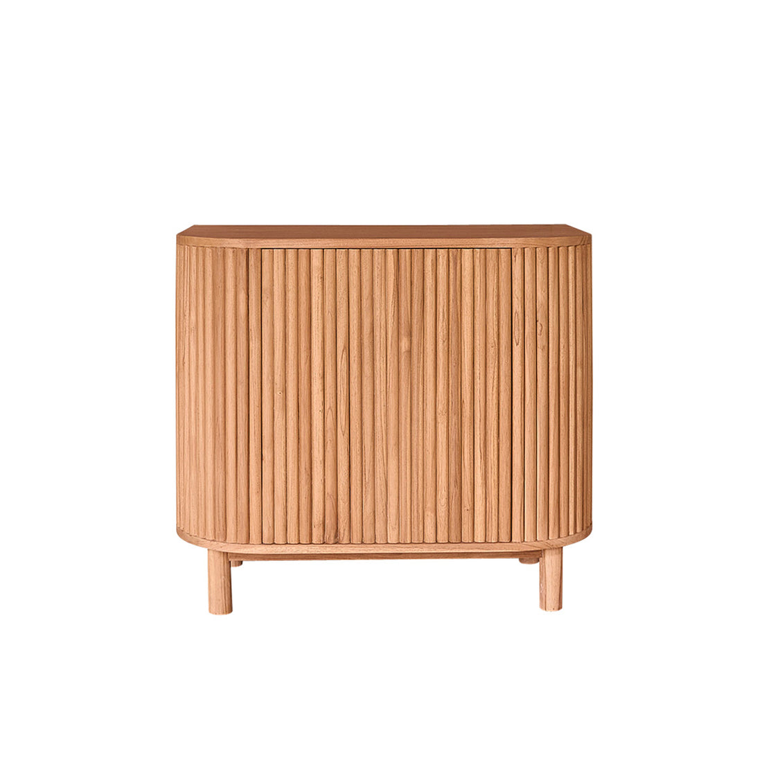 COLINE - Waschtischunterschrank aus massivem Teakholz 90 cm