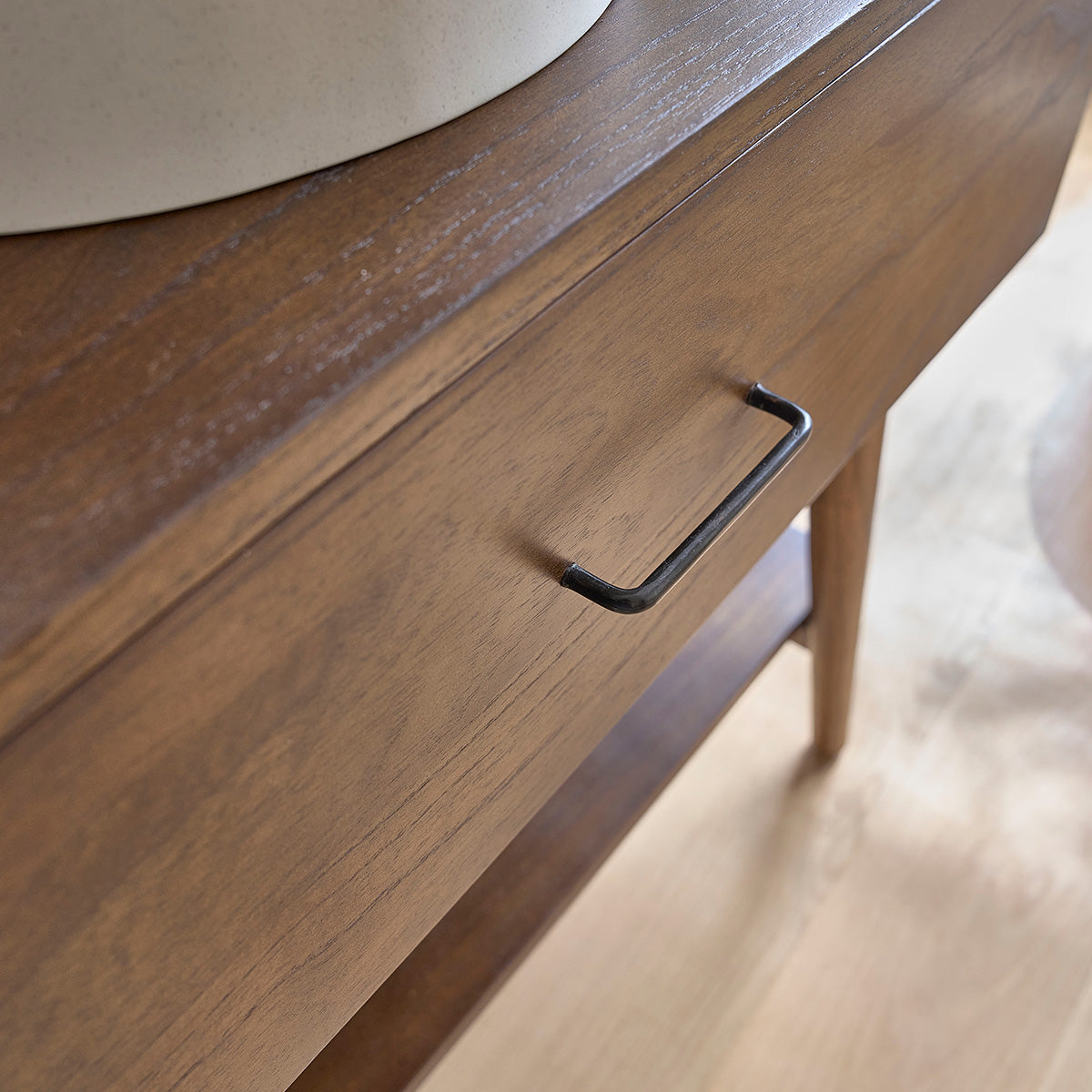 CALIXTE - Badezimmermöbel aus massivem Mindi 80 cm