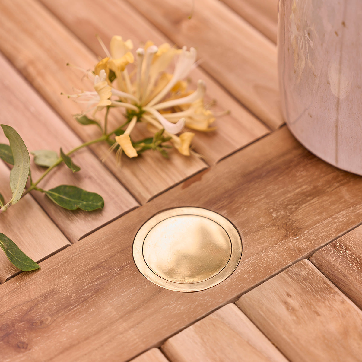 AMBRE - Gartenmöbel aus massivem Teakholz 8 pers.